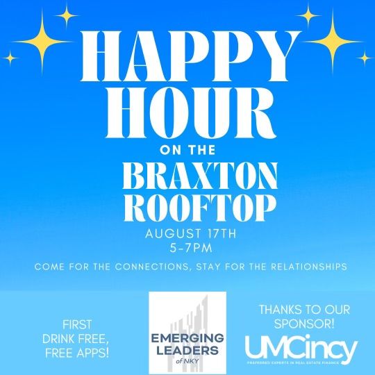 happy hour braxton brewing august 2023_emerging leaders  of nky